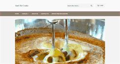Desktop Screenshot of andhecooks.com